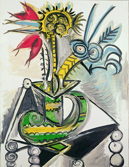 Pablo Picasso, Bouquet, 27th October, 1970. Image © Succession Picasso/DACS, London 2022 / Bridgeman Images